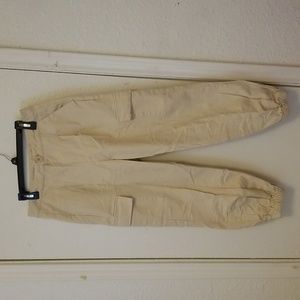 Large beige cargo pants